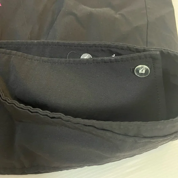 Jamie Sadock Skort Utility Wrap Skirt Black Pink Size M/L - Picture 8 of 9